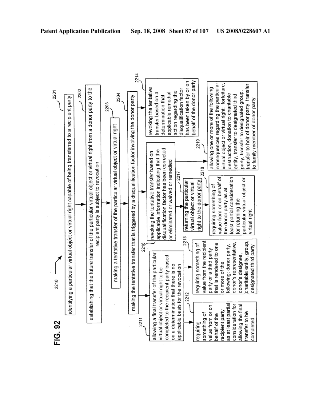 Resolution of virtual world revocable transfers - diagram, schematic, and image 88