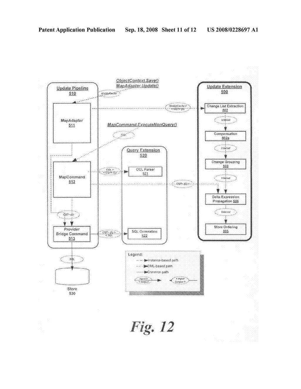 View maintenance rules for an update pipeline of an object-relational mapping (ORM) platform - diagram, schematic, and image 12