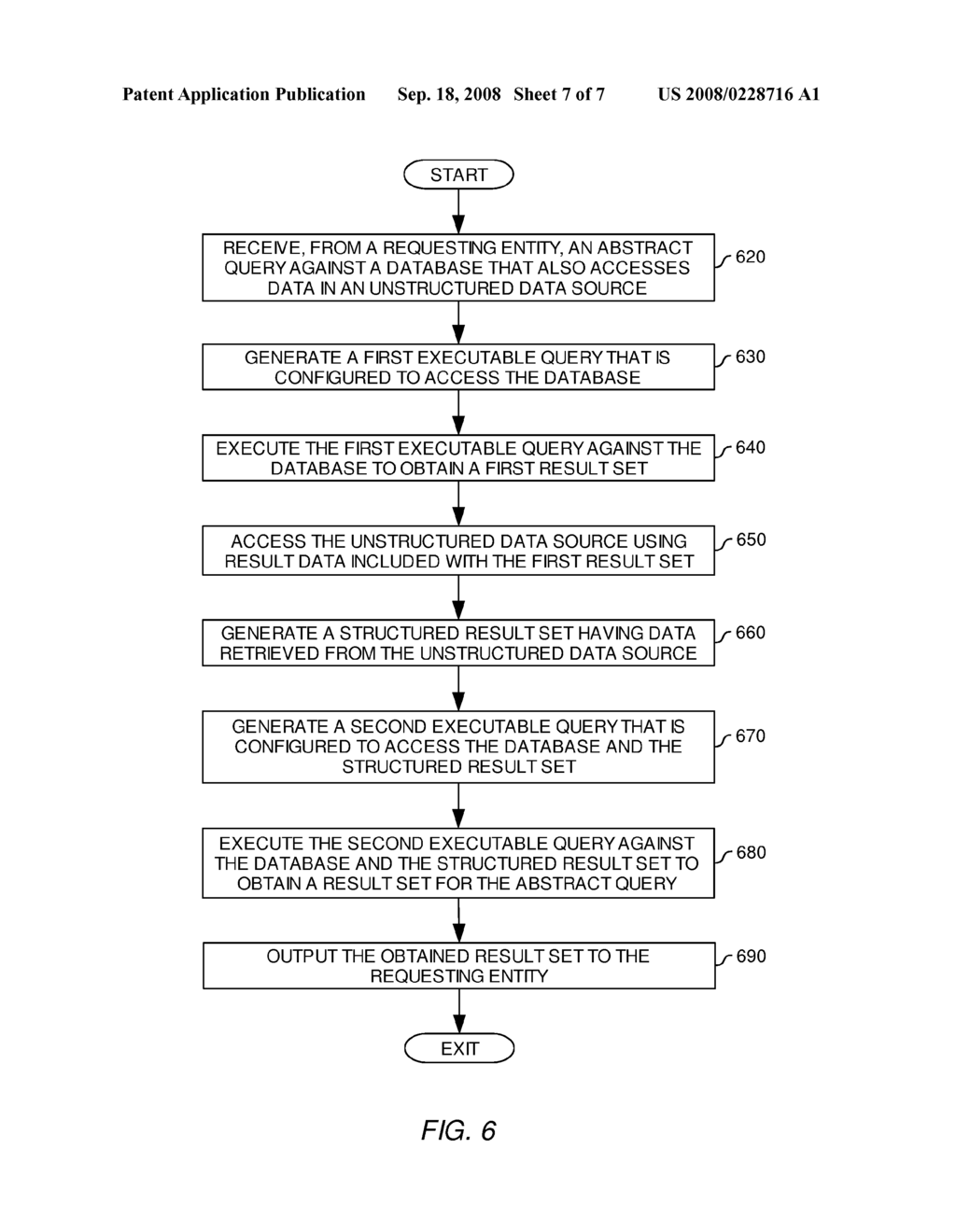 SYSTEM AND METHOD FOR ACCESSING UNSTRUCTURED DATA USING A STRUCTURED DATABASE QUERY ENVIRONMENT - diagram, schematic, and image 08