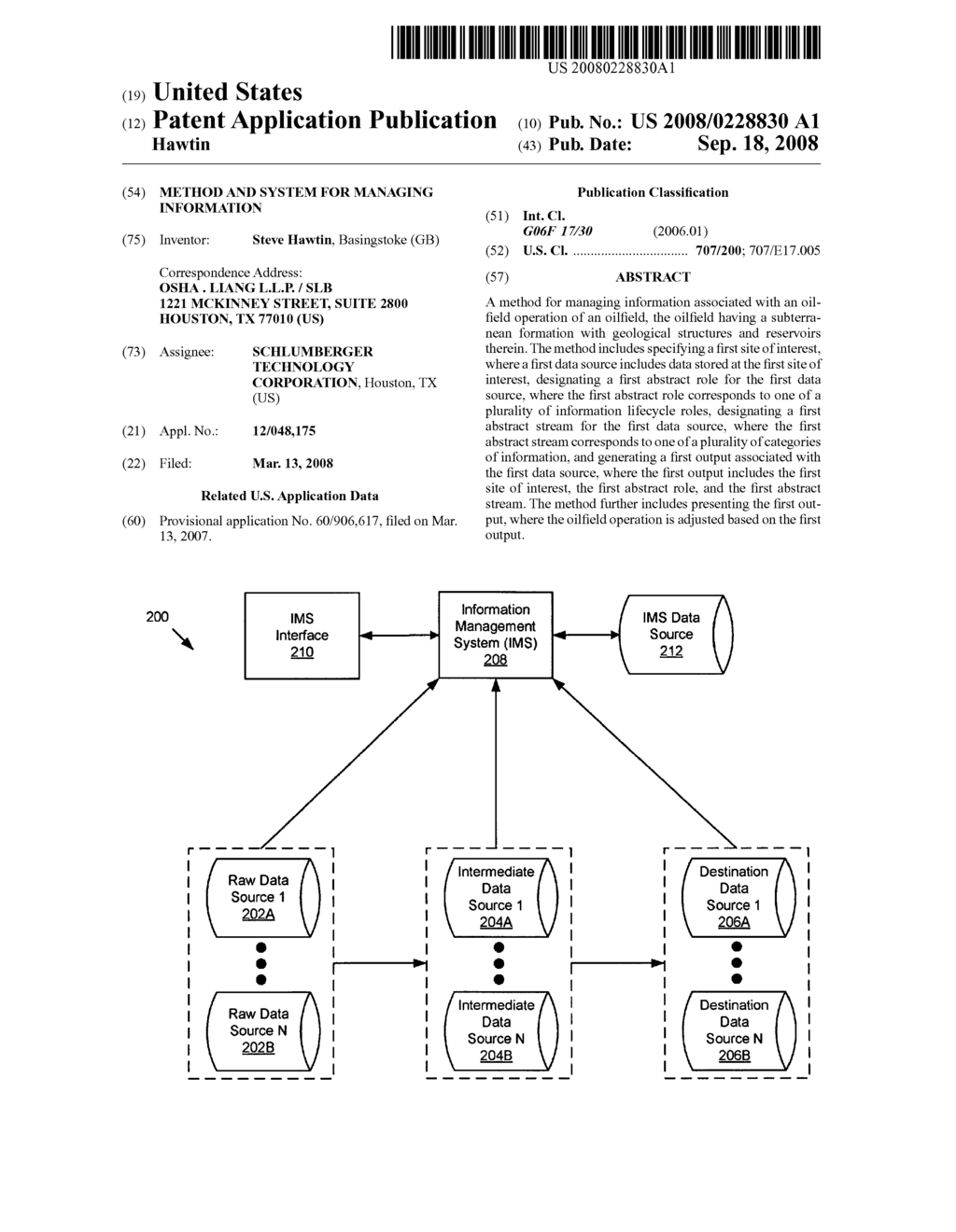 METHOD AND SYSTEM FOR MANAGING INFORMATION - diagram, schematic, and image 01