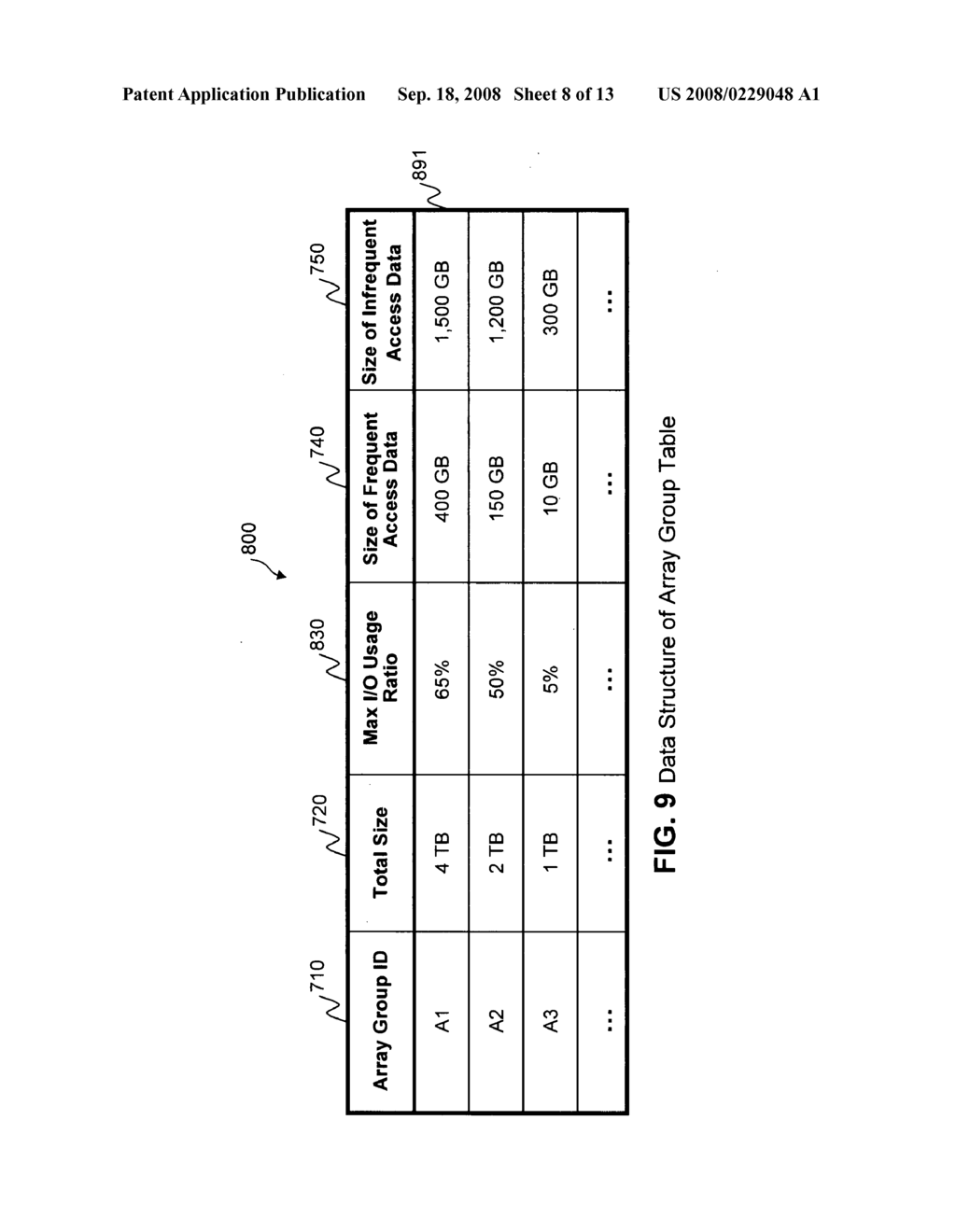 Method and apparatus for chunk allocation in a thin provisioning storage system - diagram, schematic, and image 09