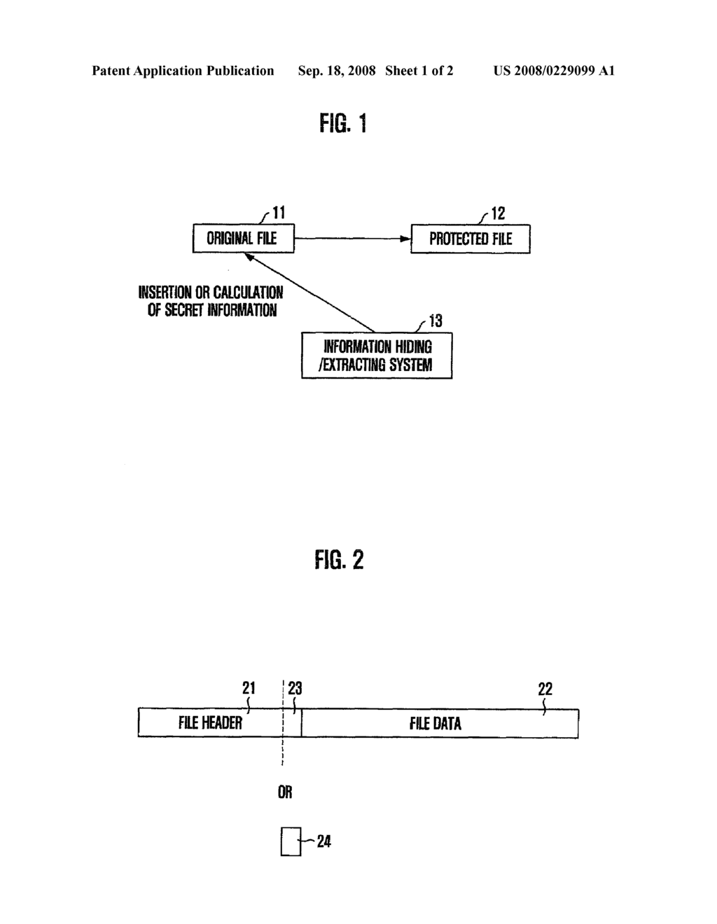 METHOD FOR GENERATING STANDARD FILE BASED ON STEGANOGRAPHY TECHNOLOGY AND APPARATUS AND METHOD FOR VALIDATING INTEGRITY OF METADATA IN THE STANDARD FILE - diagram, schematic, and image 02