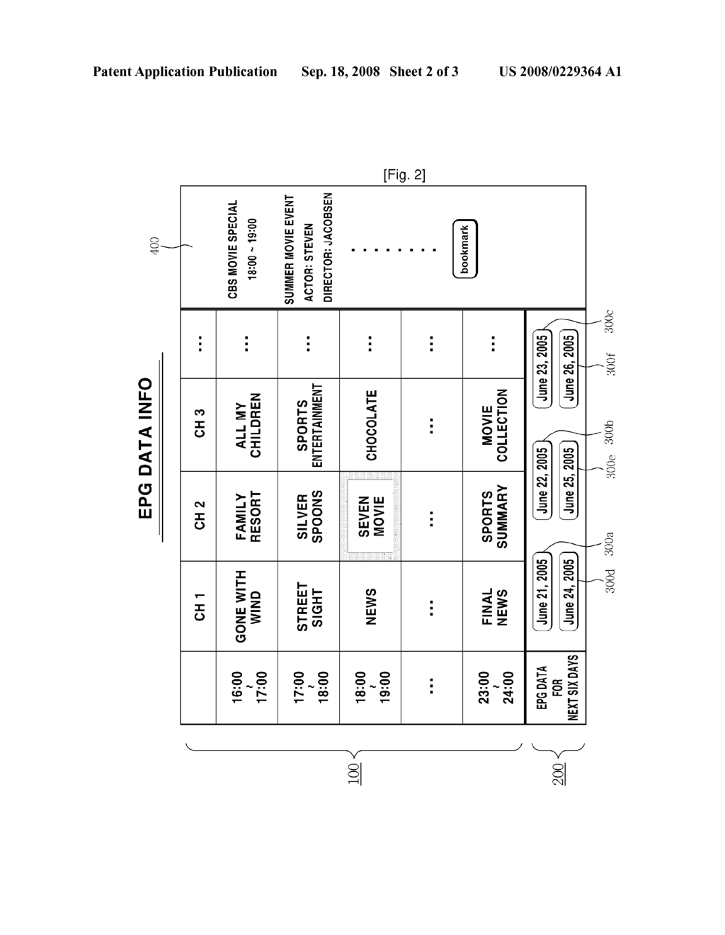 System and Method for the Construction of Electronic Program Guide Through Cooperative Transmission of Electronic Program Guide Data - diagram, schematic, and image 03