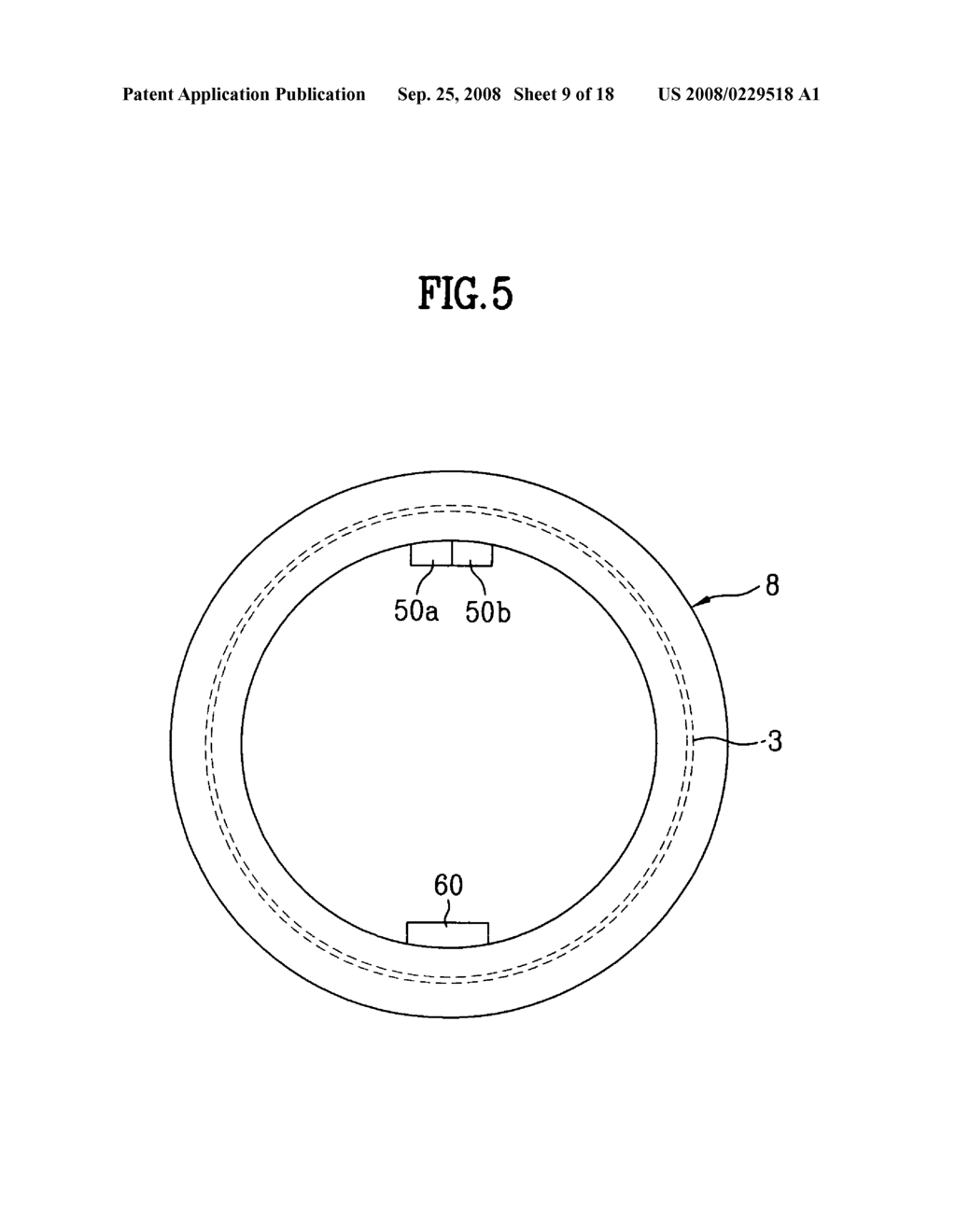 Washing machine having floating laundry detecting means and method for controlling the same - diagram, schematic, and image 10