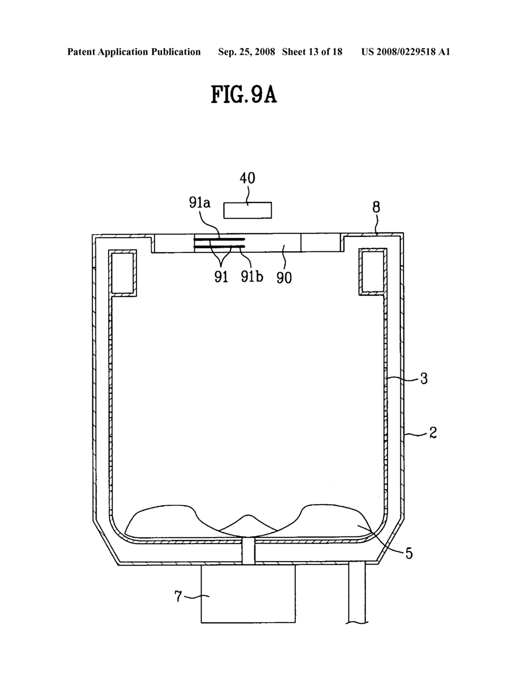 Washing machine having floating laundry detecting means and method for controlling the same - diagram, schematic, and image 14