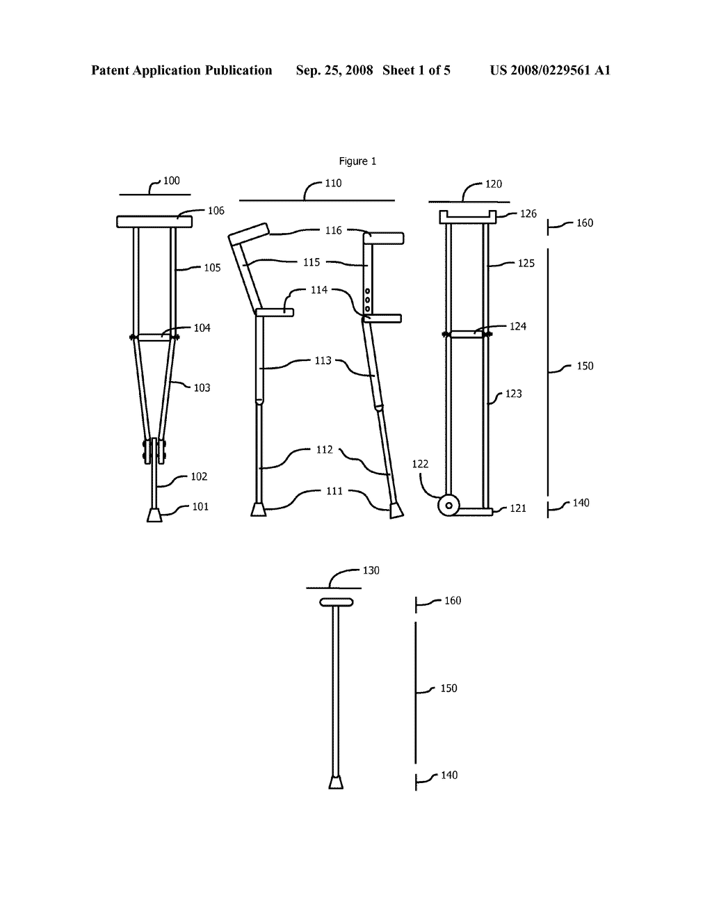 Crutch Fastener for Inverted Crutch - diagram, schematic, and image 02