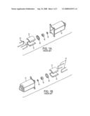 Plastic molded motor housing diagram and image