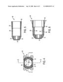 Plastic molded motor housing diagram and image