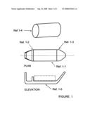 Attachment device for attaching objects to laced footwear diagram and image