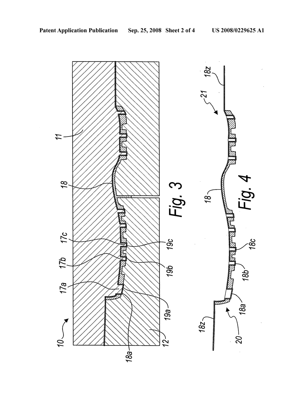 Antislip tread and method for providing said tread - diagram, schematic, and image 03