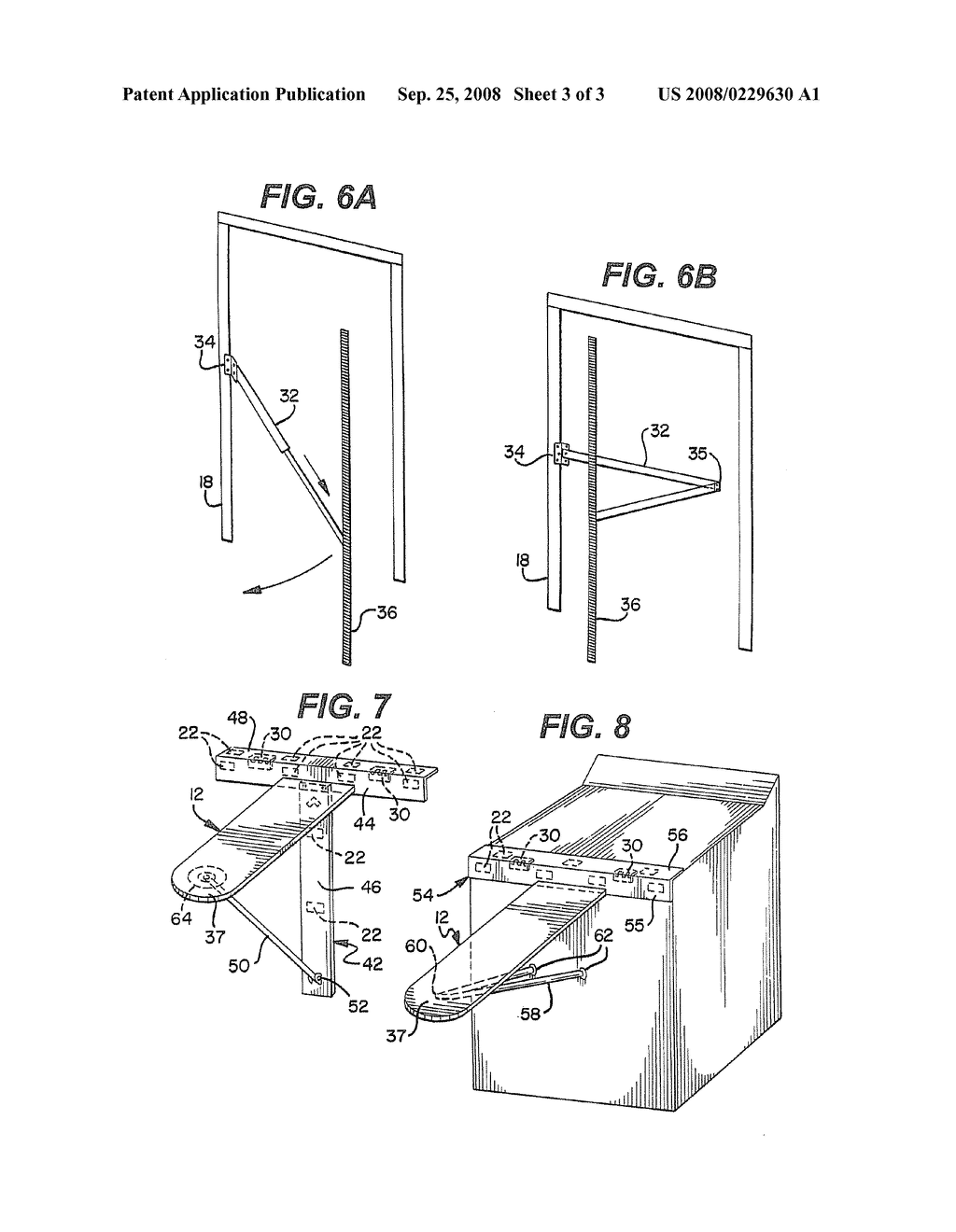 Ironing Board Mounted On A Washing Machine With Magnets - diagram, schematic, and image 04