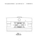 Motor vehicle license plate holder accessory for displaying decals and the like diagram and image