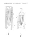 PROJECTILE AND METHOD FOR SEALING A PROJECTILE IN A BARREL diagram and image