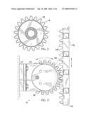 Gate opening and closing apparatus diagram and image