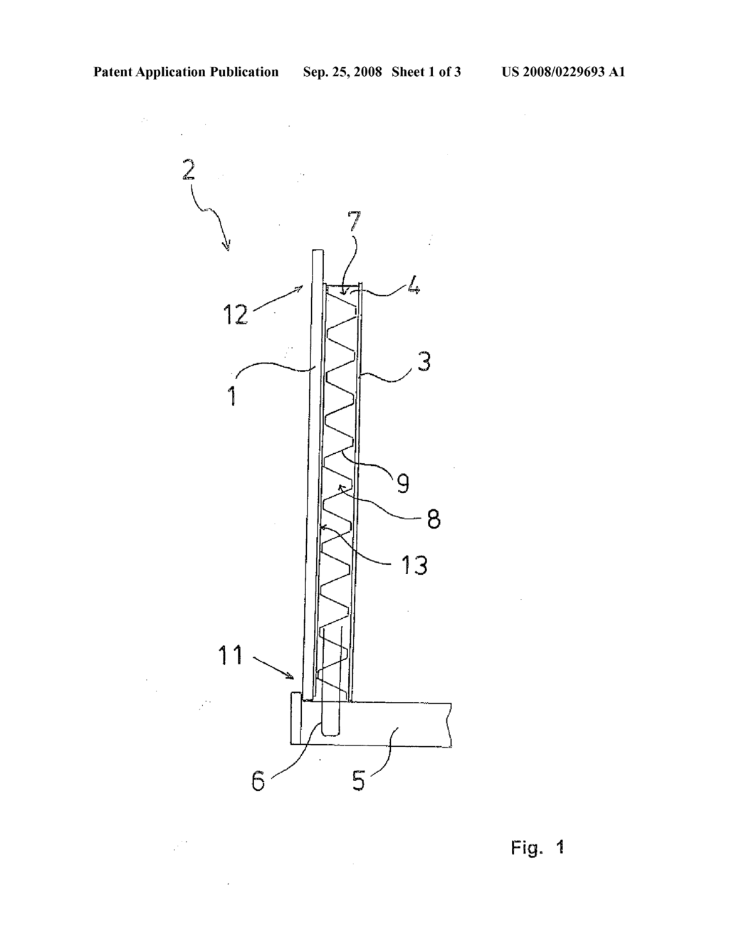 HOLDING ELEMENT FOR AN INSULATING PANEL - diagram, schematic, and image 02