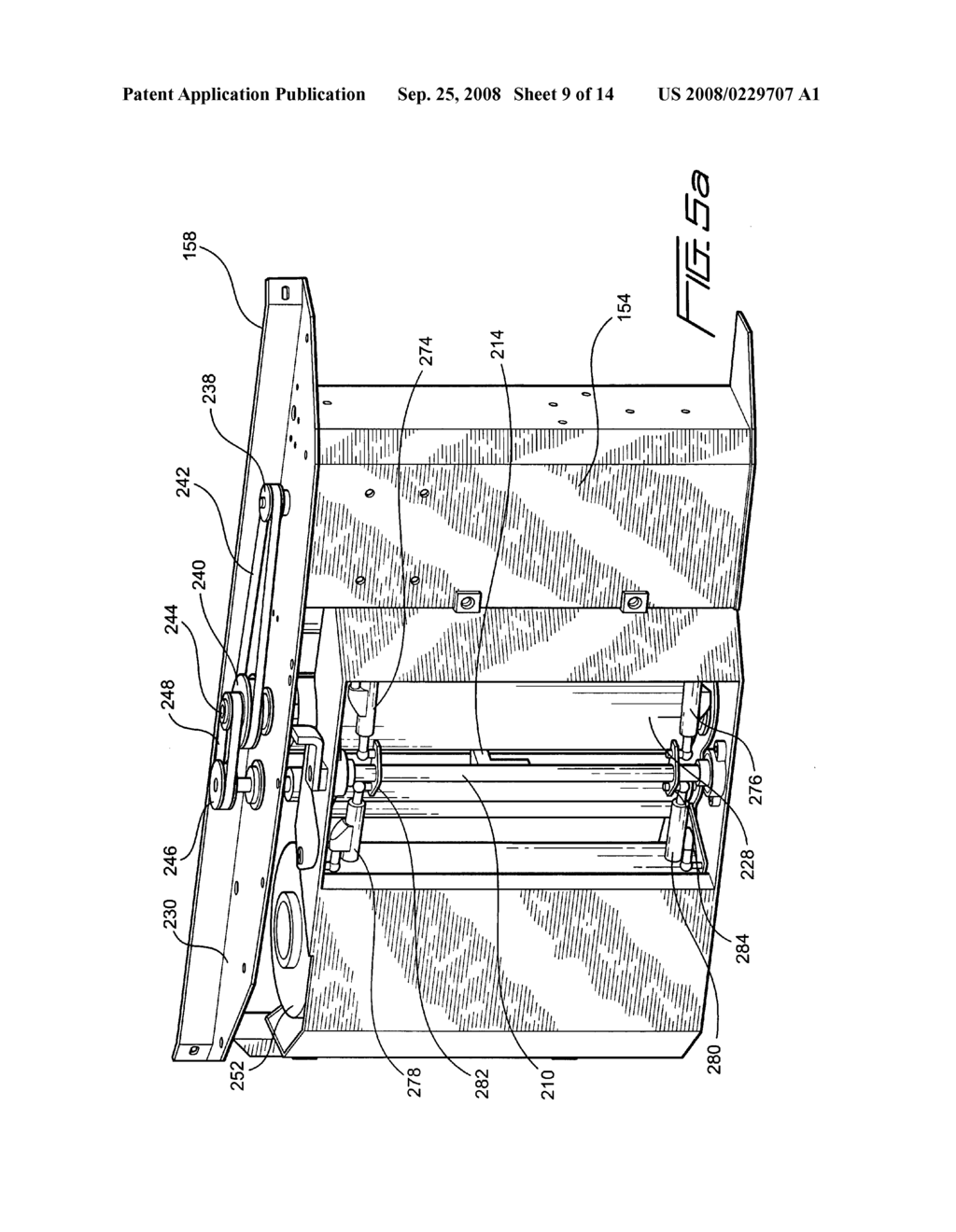 Automatic film changer for a film wrapping machine - diagram, schematic, and image 10