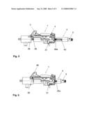 Steering column for a motor vehicle diagram and image