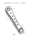 Drive extension wrench diagram and image