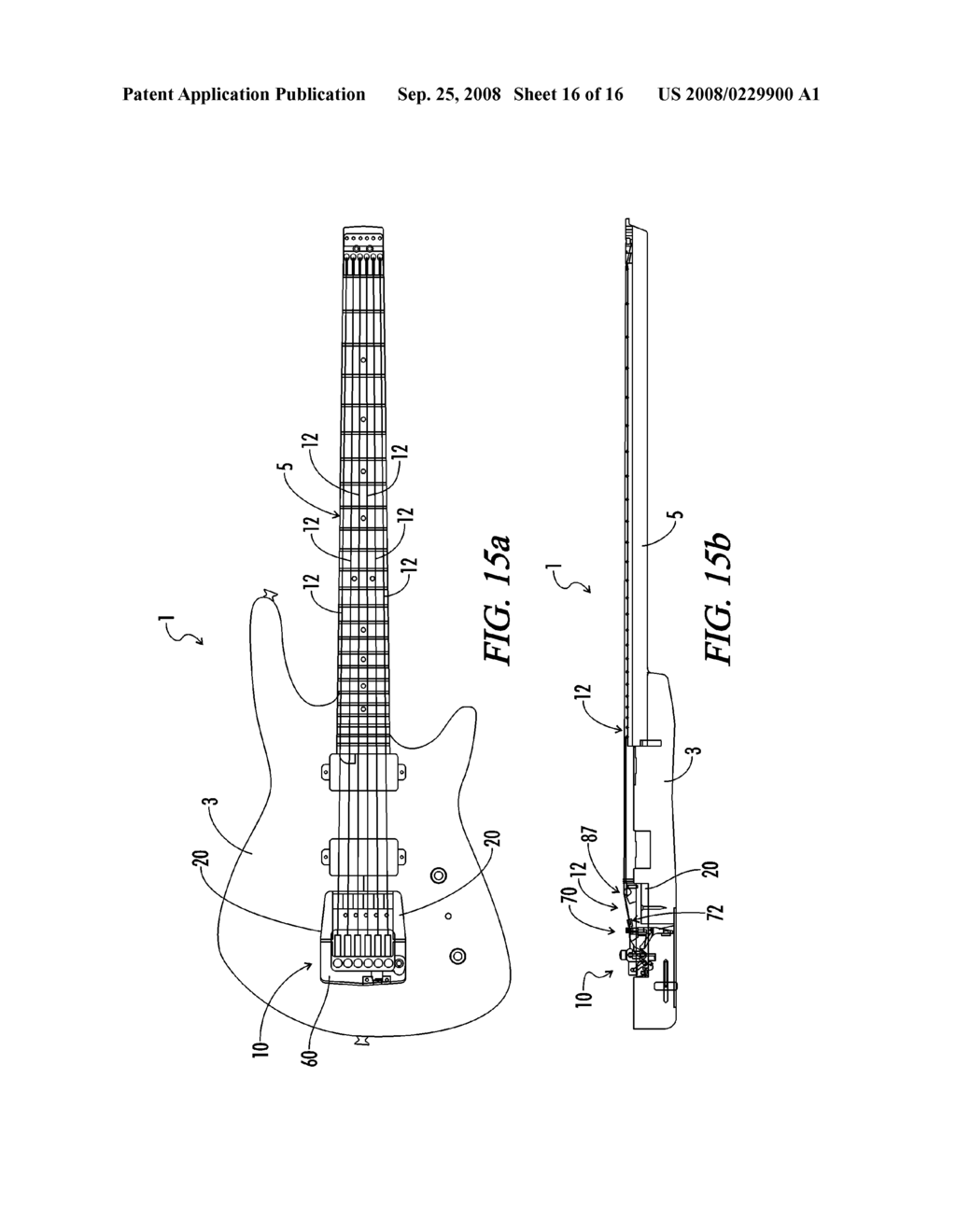 Tremolo Mechanism For A Stringed Musical Instrument With Cam Actuated Lock - diagram, schematic, and image 17