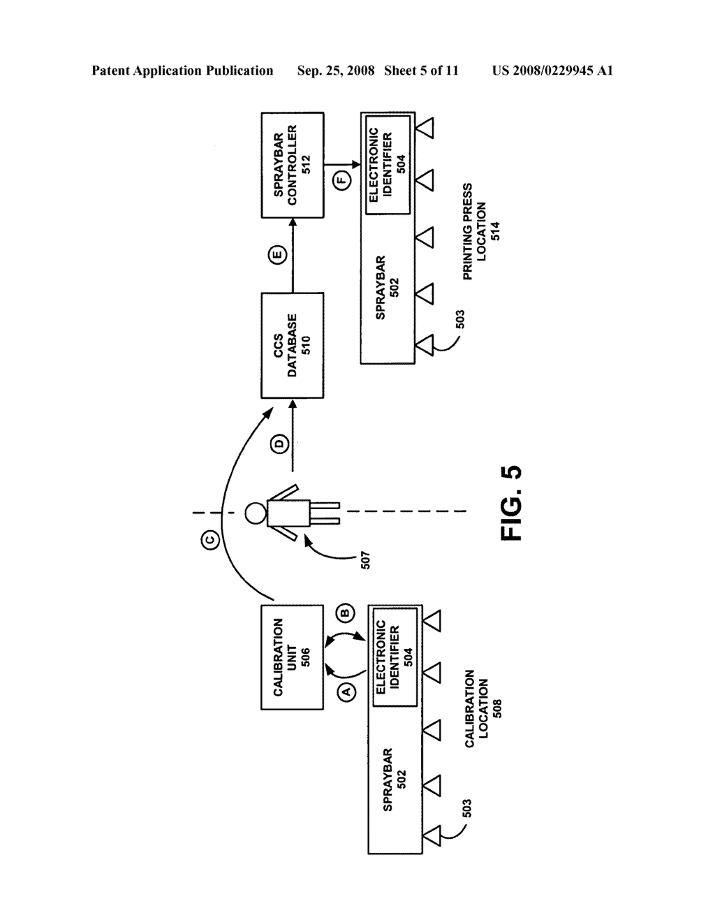 Spray dampening valve having associated electronic adjustment and correction data - diagram, schematic, and image 06