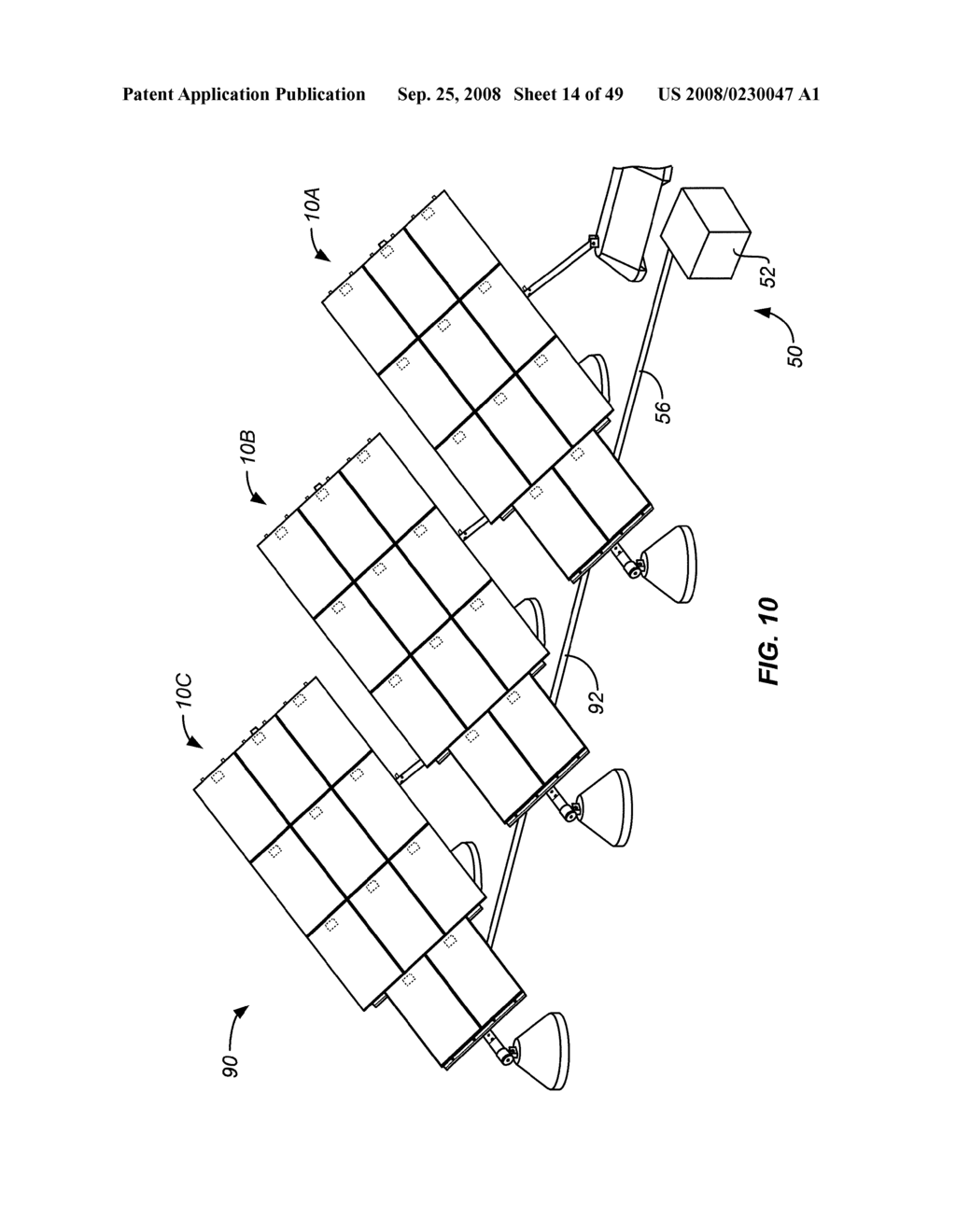 Stackable Tracking Solar Collector Assembly - diagram, schematic, and image 15