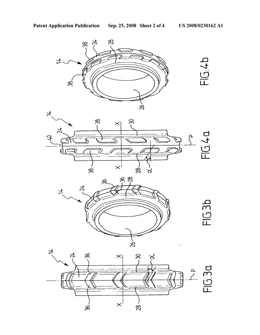 PNEUMATIC TYRE OF THE SEMI-HOLLOW TYPE, NOTABLY FOR AGRICULTURAL MACHINERY - diagram, schematic, and image 03