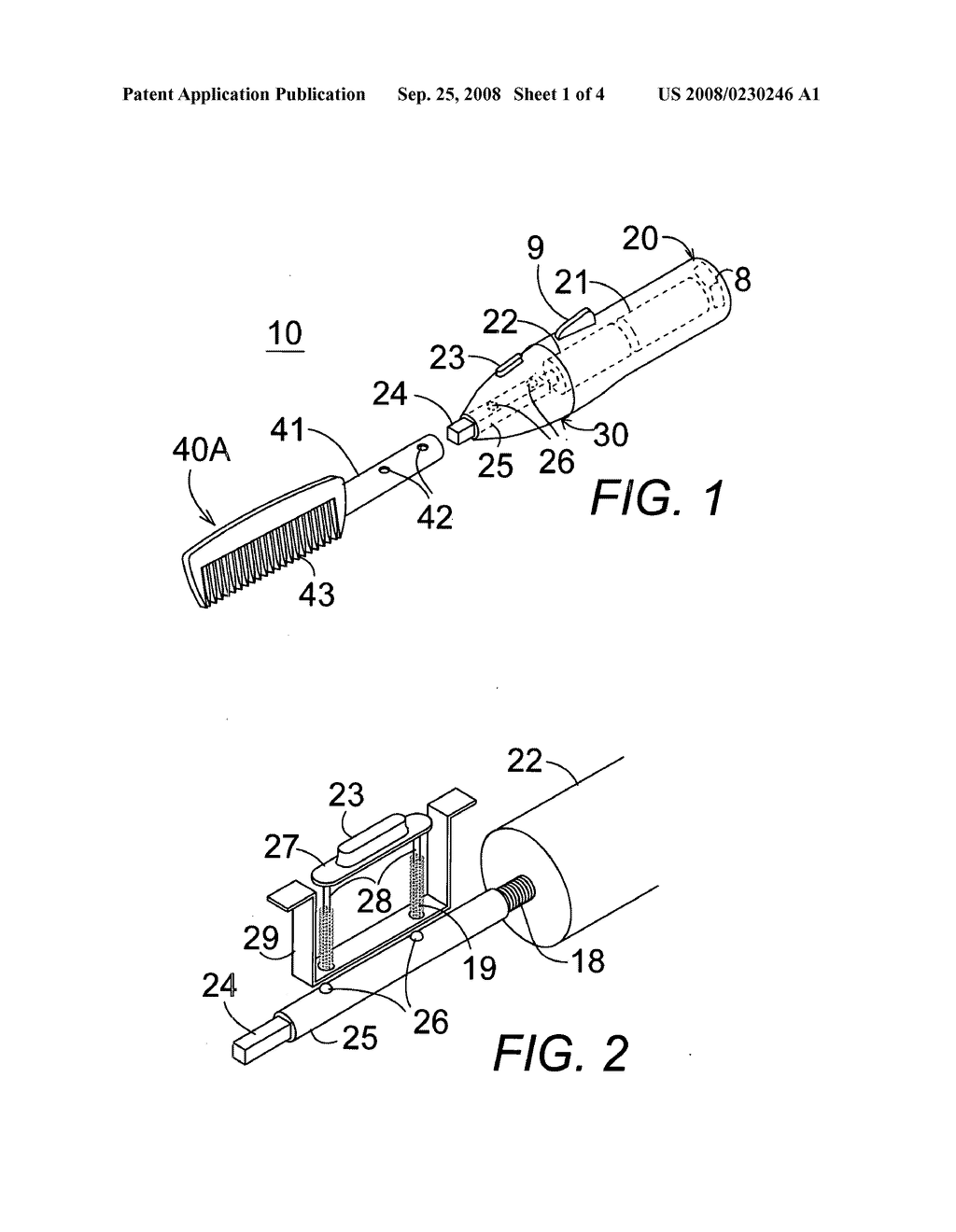 Rotatable head vibrating multifunctional device - diagram, schematic, and image 02