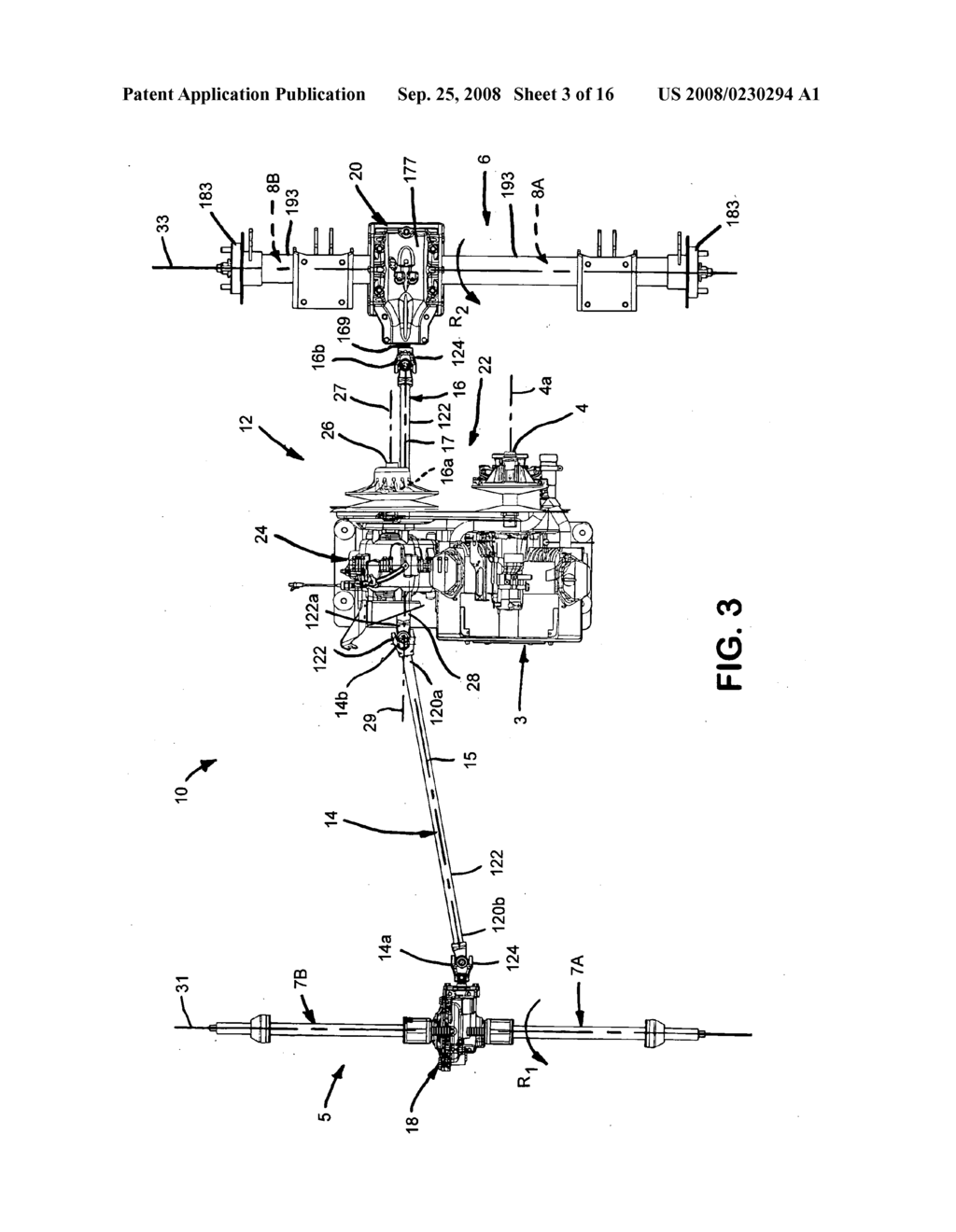 Power train for a utility vehicle - diagram, schematic, and image 04