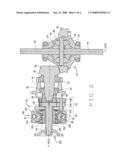 Front to Rear Torque Vectoring Axle with Overspaced Capability for Vehicle Dynamic Control Systems diagram and image