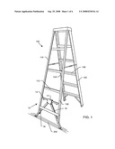 SELF-ADJUSTING LADDER LEVELING DEVICE diagram and image