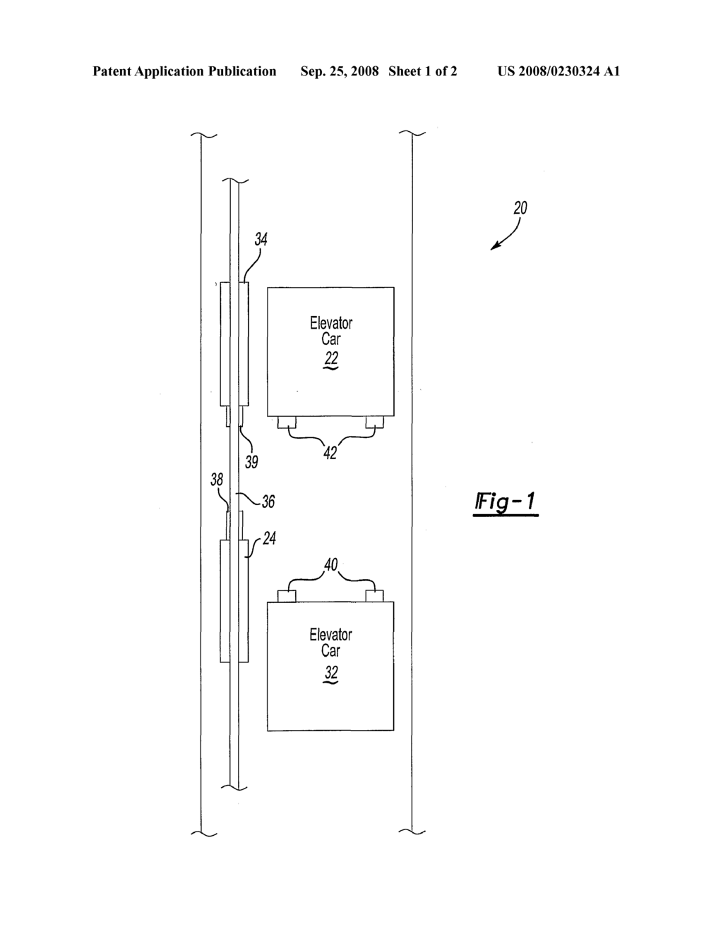 Frangible Buffer For An Elevator System With Multiple Cars In A Hoistway - diagram, schematic, and image 02