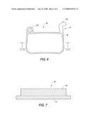 BICYCLE DISK BRAKE PAD diagram and image