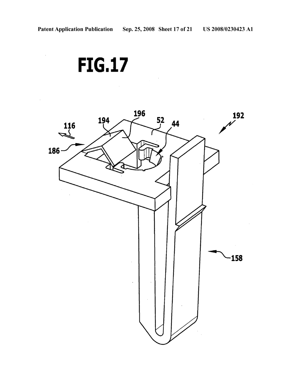 Holding device for an implant - diagram, schematic, and image 18