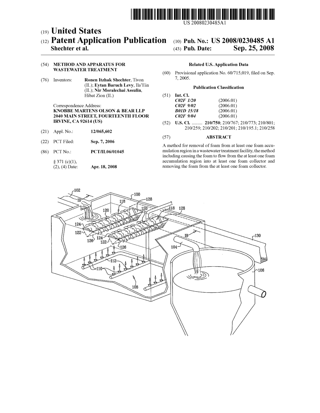 Method and Apparatus For Wastewater Treatment - diagram, schematic, and image 01