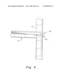 Cooler support shelf diagram and image