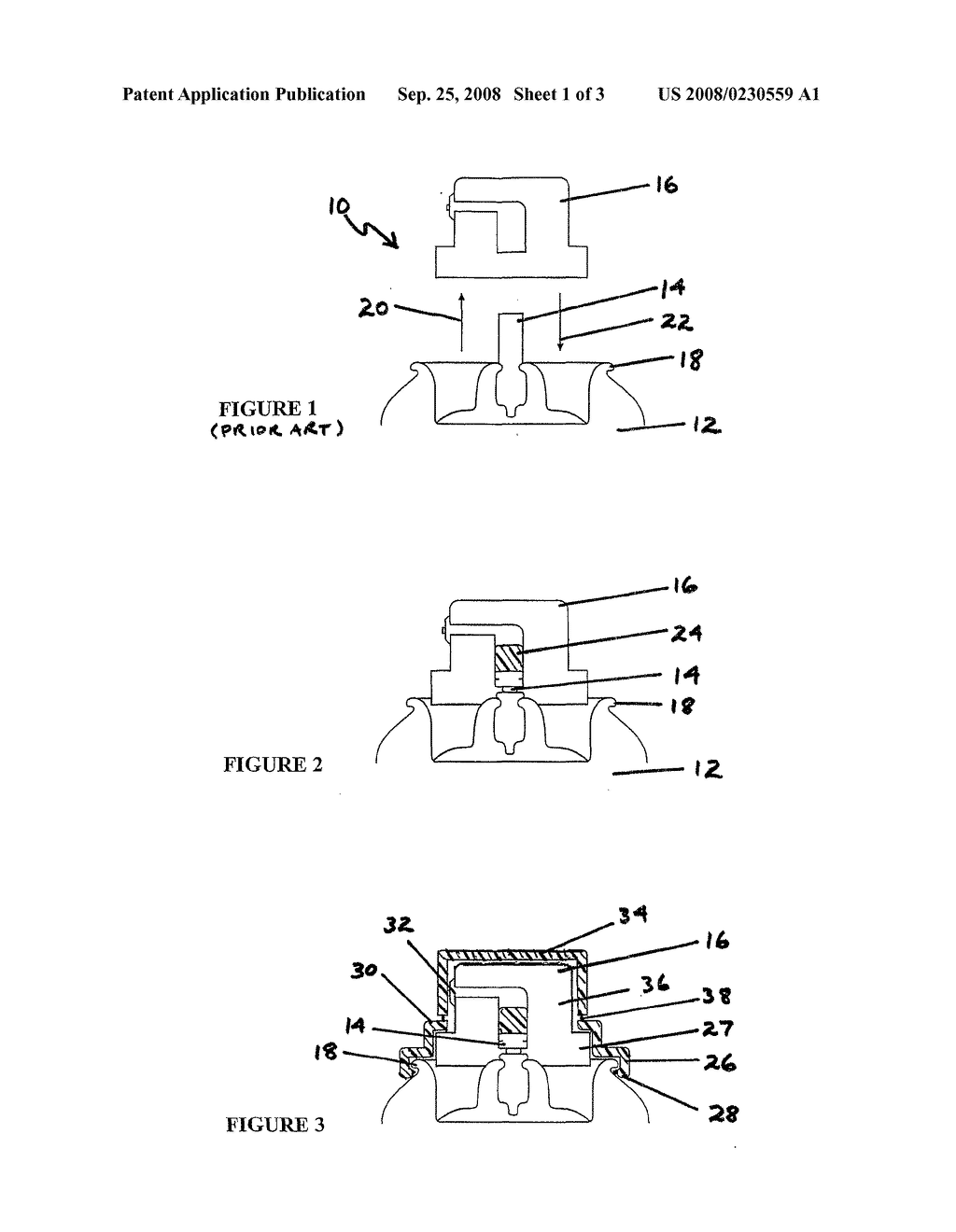 Aerosol Container with Actuator Secured to Valve Stem - diagram, schematic, and image 02