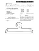 HANGER FOR APPARELS AND OTHER ITEMS MADE OF CORRUGATED BOARDS diagram and image