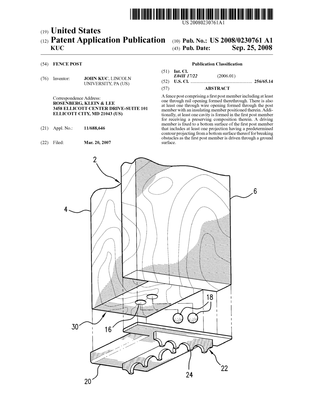 FENCE POST - diagram, schematic, and image 01