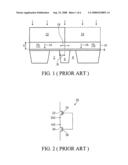 Gate strip with reduced thickness diagram and image