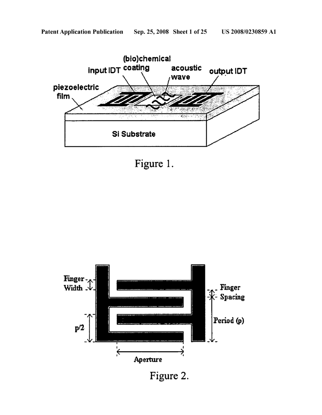 SAW DEVICES, PROCESSES FOR MAKING THEM, AND METHODS OF USE - diagram, schematic, and image 02