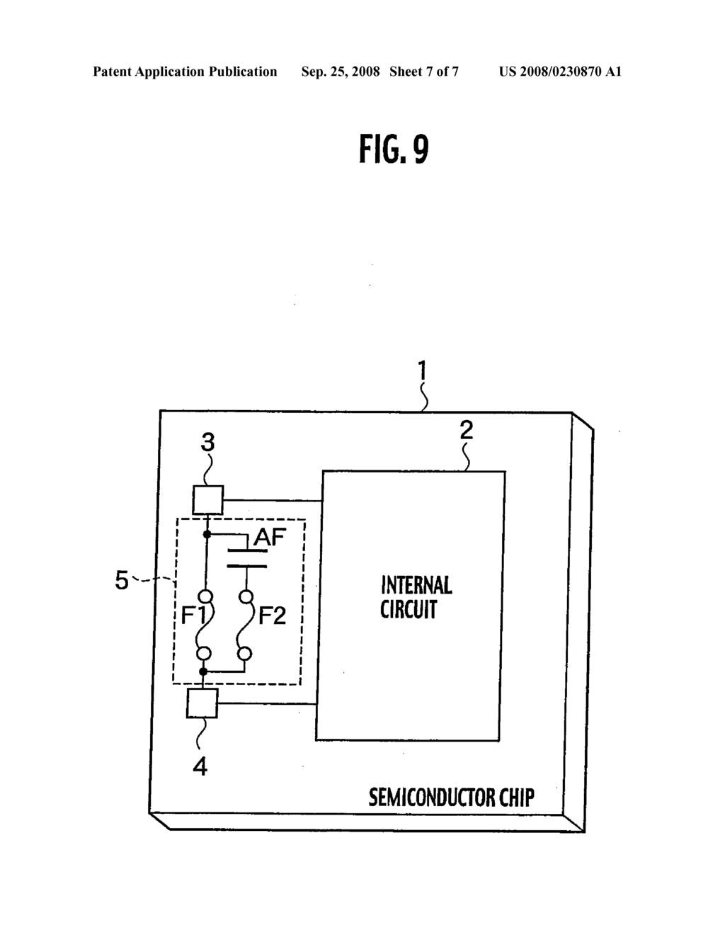 INPUT PROTECTION CIRCUIT PREVENTING ELECTROSTATIC DISCHARGE DAMAGE OF SEMICONDUCTOR INTEGRATED CIRCUIT - diagram, schematic, and image 08