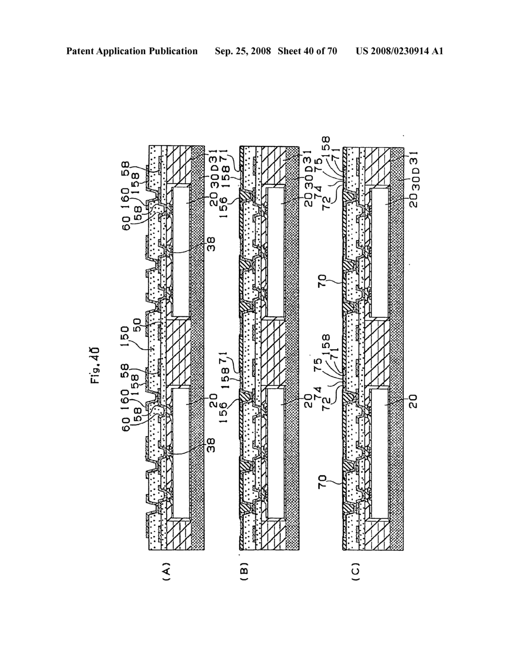 SEMICONDUCTOR ELEMENT, METHOD OF MANUFACTURING SEMICONDUCTOR ELEMENT, MULTI-LAYER PRINTED CIRCUIT BOARD, AND METHOD OF MANUFACTURING MULTI-LAYER PRINTED CIRCUIT BOARD - diagram, schematic, and image 41