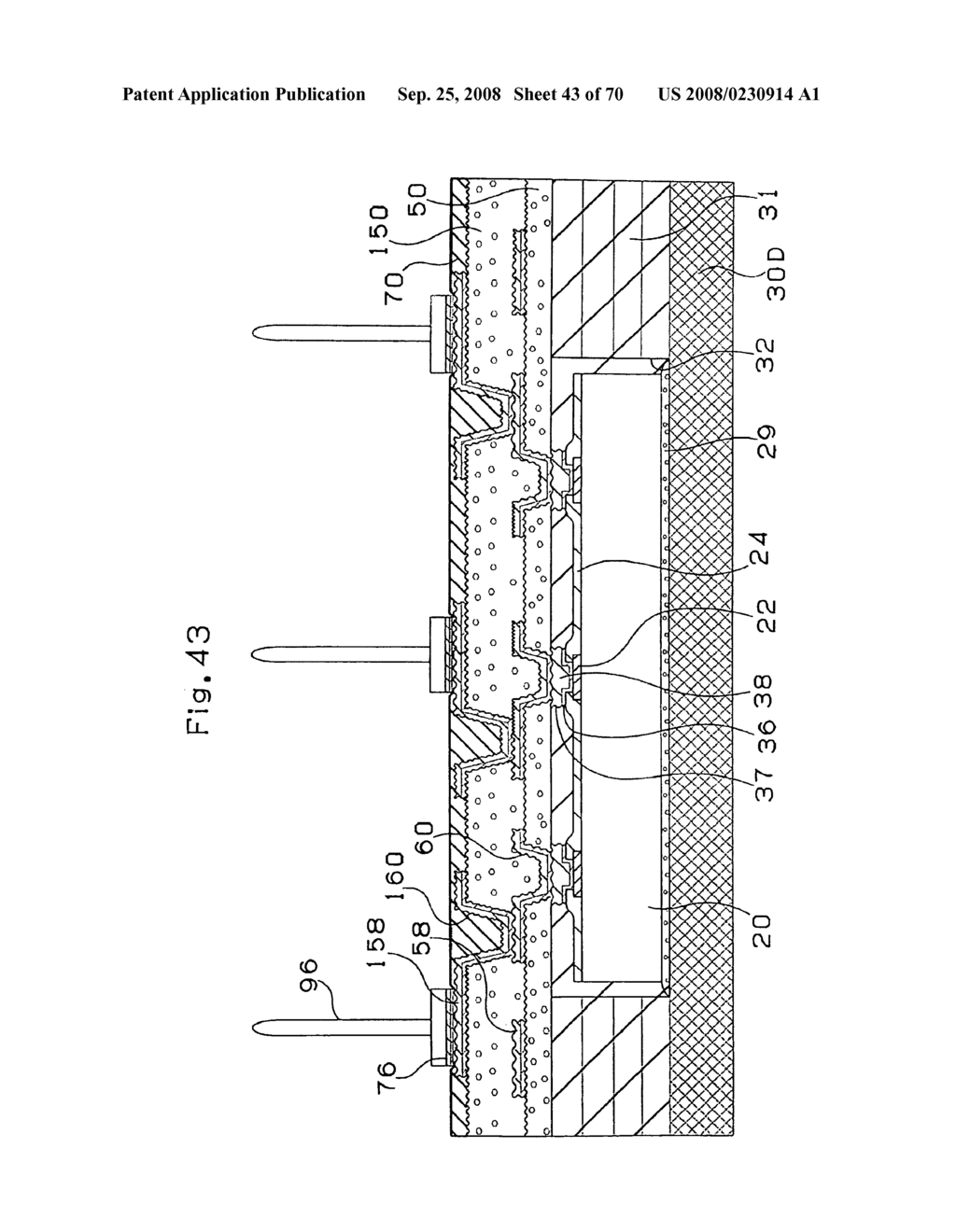 SEMICONDUCTOR ELEMENT, METHOD OF MANUFACTURING SEMICONDUCTOR ELEMENT, MULTI-LAYER PRINTED CIRCUIT BOARD, AND METHOD OF MANUFACTURING MULTI-LAYER PRINTED CIRCUIT BOARD - diagram, schematic, and image 44