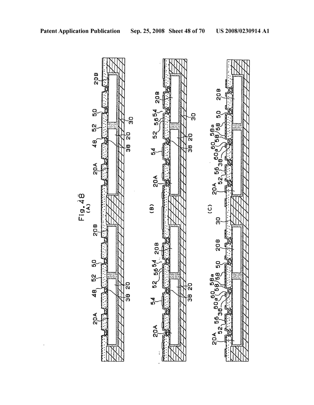 SEMICONDUCTOR ELEMENT, METHOD OF MANUFACTURING SEMICONDUCTOR ELEMENT, MULTI-LAYER PRINTED CIRCUIT BOARD, AND METHOD OF MANUFACTURING MULTI-LAYER PRINTED CIRCUIT BOARD - diagram, schematic, and image 49
