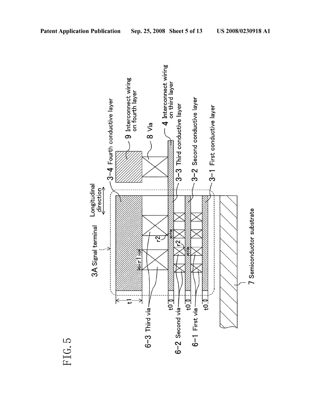 SEMICONDUCTOR INTEGRATED CIRCUIT AND DESIGN METHOD OF SIGNAL TERMINALS ON INPUT/OUTPUT CELL - diagram, schematic, and image 06