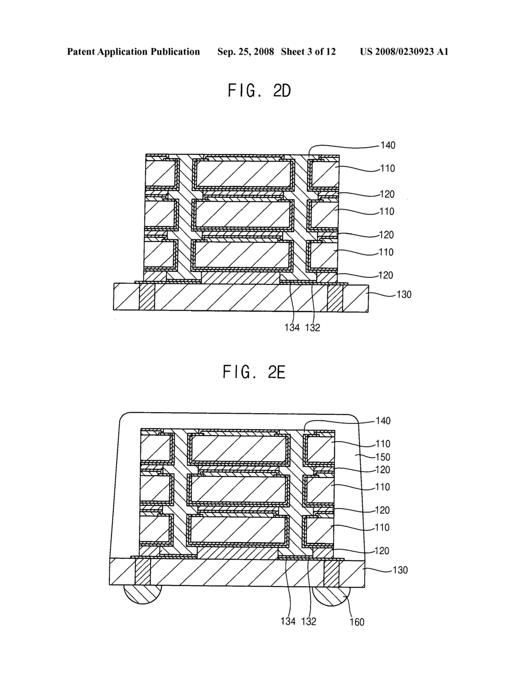 CHIP STACK PACKAGE AND METHOD OF MANUFACTURING THE CHIP STACK PACKAGE - diagram, schematic, and image 04