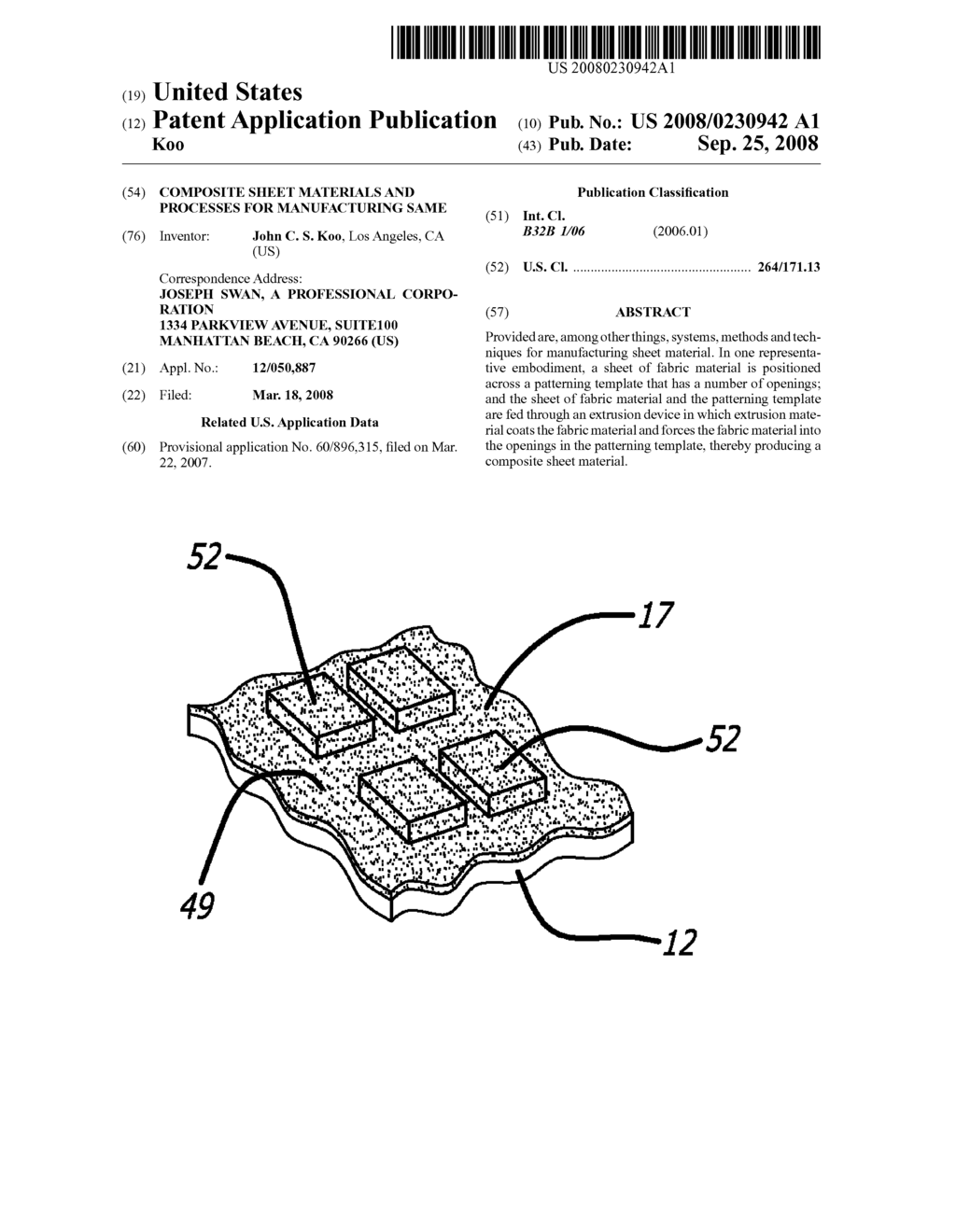 Composite sheet materials and processes for manufacturing same - diagram, schematic, and image 01