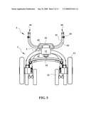 Baby Stroller Frame with Seat Direction Changing Mechanism diagram and image