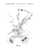 Baby Stroller Frame with Seat Direction Changing Mechanism diagram and image