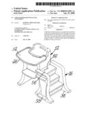 CHILD S HIGHCHAIR WITH ACCESS ATTACHMENT diagram and image